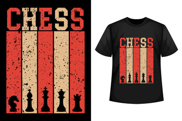 Chess - Chess t-shirt design template
