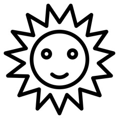 sun icon style