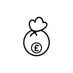 Obraz premium Money icon vector logo design template