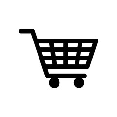 Shopping cart symbol shop and sale icon. Shopping cart icon vector. Shopping cart simple sign. Shopping cart logo design. Shopping cart vector design illustration. Trolley icon sign.
