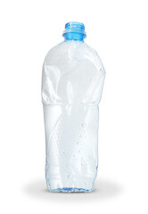 Fototapeta premium empty plastic bottle of mineral water