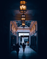 street lamp in the night