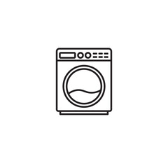 Washing Machine Icon Vector Illustration Eps10