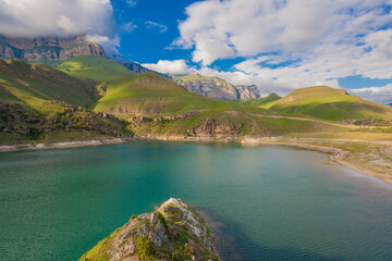 Fototapeta premium Lake Gizhgit landscape