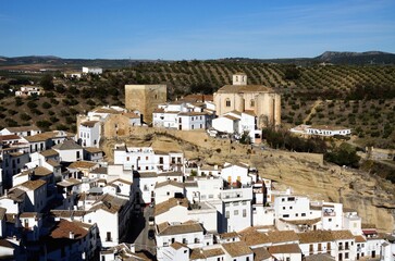 Panorama de Setenil de las Bodegas, C&aacute;diz, Andaluc&iacute;a, Espa&ntilde;a