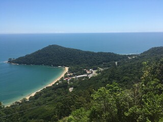 view of the sea and mountains