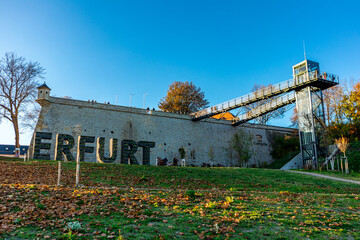 Stadtbummel durch die Landeshauptstadt Erfurt an einem sonnigen Herbsttag - Thüringen - Deutschland