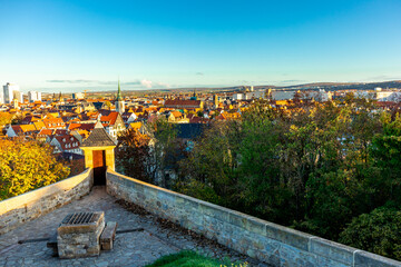 Stadtbummel durch die Landeshauptstadt Erfurt an einem sonnigen Herbsttag - Thüringen - Deutschland