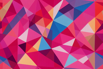 Vertical shot of Geometric seamless textile pattern 3d illustrated