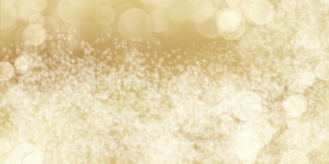 Fondo abstracto de brillos en tonos claros con efectos bokeh en colores dorados y amarillos © Laura Bustos