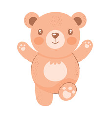 Obraz na płótnie Canvas stuffed brown bear teddy