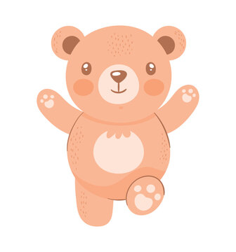 stuffed brown bear teddy