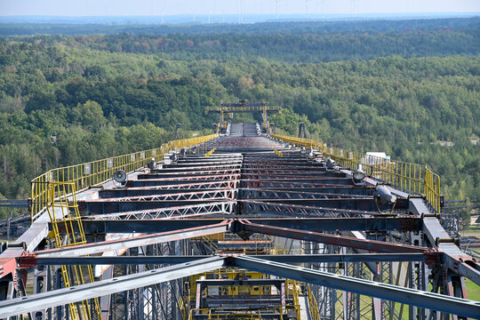 Besucherbergwerk F&ouml;rderbr&uuml;cke F60 bei Lichterfeld-Schackersdorf in Brandenburg, Deutschland