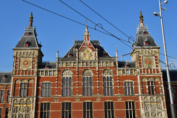 Amsterdam, Netherlands - may 22 2022 :  Central Station