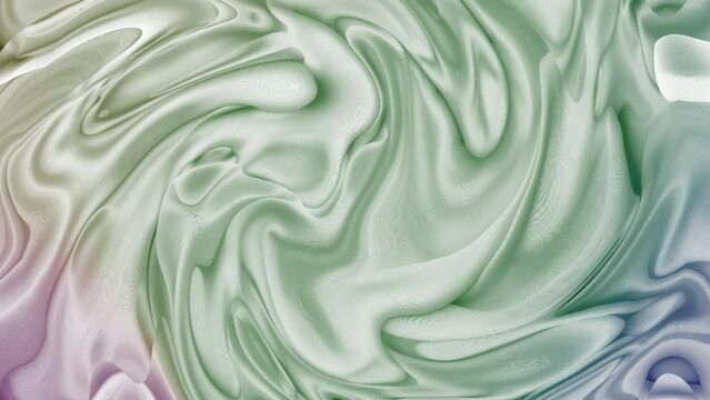 Animated gray color smoky liquid abstraction, Gray color Swirl Texture Background Marbling moving motion background.