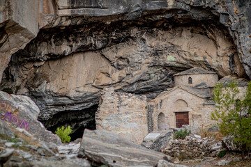 ancient cave in the cave