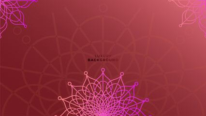 Luxury mandala background with arabesque pattern arabic islamic east style. Decorative meditation ornamental mandala for print, poster, cover, brochure, flyer, banner.