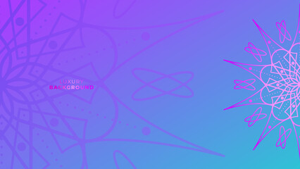 Luxury mandala background with arabesque pattern arabic islamic east style. Decorative meditation ornamental mandala for print, poster, cover, brochure, flyer, banner.