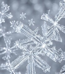 A single, brilliant snowflake crystal is suspended in midair, basking in the light. Every facet of its six-sided symmetry sparkles and glitters. It's a beautiful thing to behold.