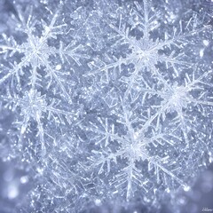 A black background sets the stage for a single, white snowflake to take center stage. The intricate details of the flake are on full display; each arm reaching out in symmetry. It's as if this one sno