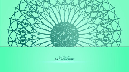 luxury ornamental mandala design background