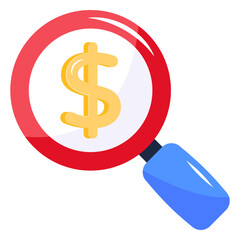 A gambling chip flat design 