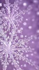 The snowflake crystal is close up in the picture and its many sides are visible. It's a beautiful light blue color and it sparkles brightly.