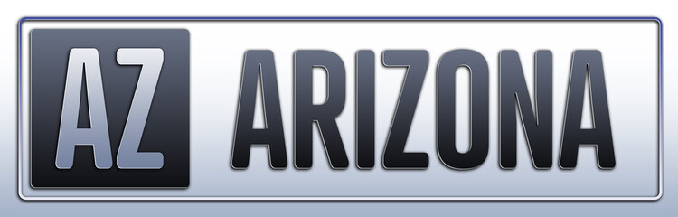 US State Abbreviation - Arizona