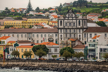 Azoren Insel Faial Stadt Horta