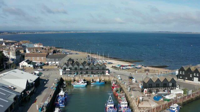 Whitstable Fishing Harbour England