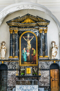 Peter's Chapel Church Basilica Altar Lucerne Switzerland