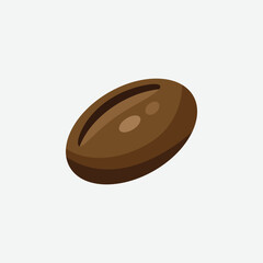 Coffee Bean Icon. Cafe Concept. - Vector