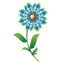 blooming flower design for decoration