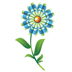 blooming flower design for decoration