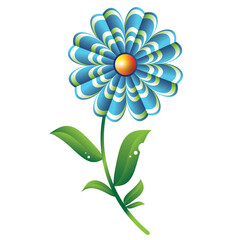 blooming flower design for decoration