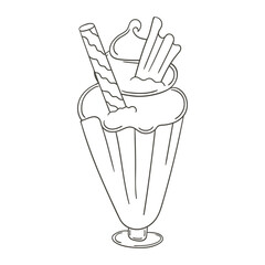 Coloring Illustration in hand draw style