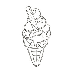 Coloring Illustration in hand draw style