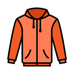 Illustration of Jacket design Icon