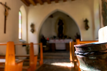 mug in church