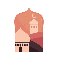 arab buildings and window