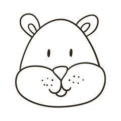 Coloring Illustration in hand drawn style. Children's drawings for your design