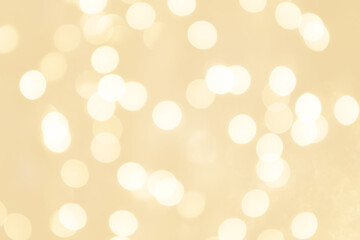 Gold Abstract Bokeh Christmas fairy lights party background backdrop banner.