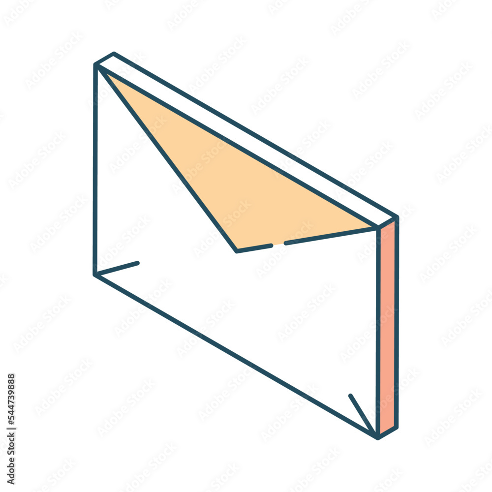 Canvas Prints isometric email social media