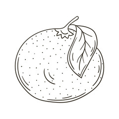 Coloring Illustration in hand drawn style. Children's drawings