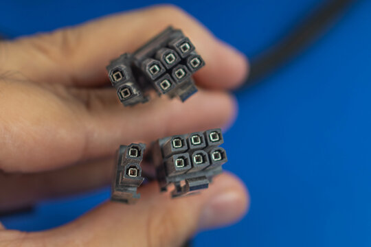 Computer power supply unit connector 6 pin