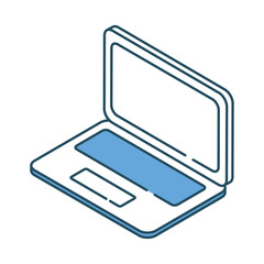 isometric laptop icon