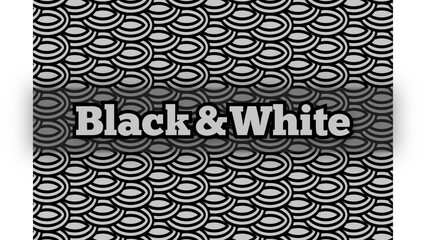 Black and White abstract pattern background