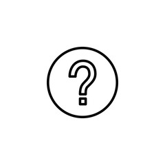 Question icon vector illustration. question mark sign and symbol