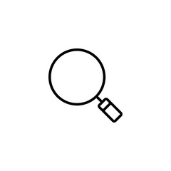 Search icon vector illustration. search magnifying glass sign and symbol