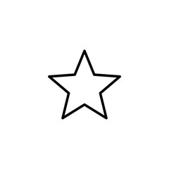 Star Icon vector illustration. rating sign and symbol. favourite star icon